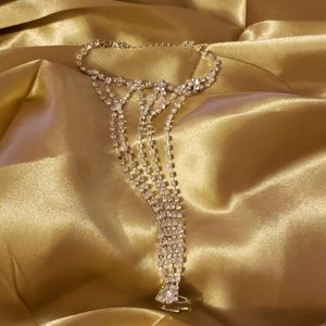 Rhinestone Crystal Tribal Festival Slave Bracelet